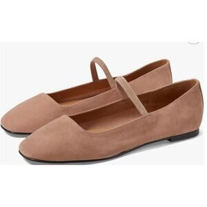 Madewell Greta Ballet Flat in Suede
